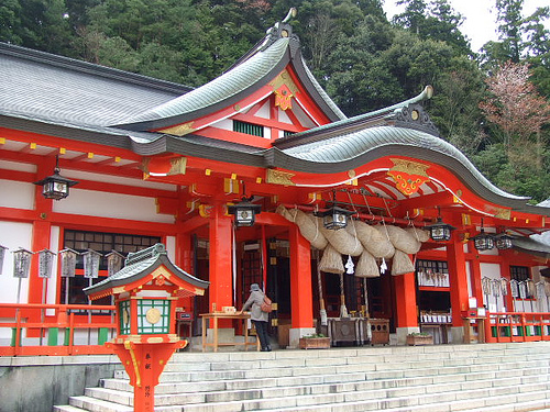 太鼓谷稲成神社、津和野駅近くの おいなりさんに参拝を