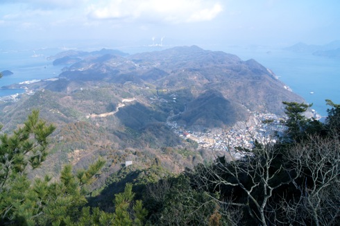 大崎上島 神峰山からの島の風景