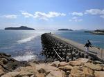 梶ヶ浜海水浴場、キャンプや釣りも楽しめる呉市下蒲刈島の白砂ビーチ