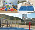 平成ヶ浜中央公園 リニューアル！坂町に潮風そよぐ バスケ専用コート・遊具・広場が誕生