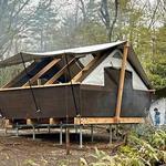 もみのき森林公園、屋根が開くテントキャビン初登場！キャンプサイト拡大で広島県内最大級に