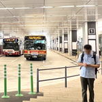 新しくなった広島駅南口の「バスエリア」暫定利用開始、バス乗り場は1F駅ビル内へ