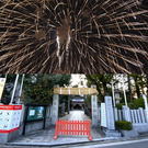 広島市街地で打上げ花火！空鞘稲生神社の夏越祭2025