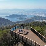 絵下山公園に絶景特等席「展望デッキ」が誕生！広島のパノラマ風景をより体感できるように