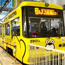 ひろくま 盛りだくさん！広電コラボ電車が走っているよ
