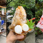 大頭神社の境内に かき氷専門店「いもせ屋」オープン、妹背の滝をイメージ（広島・廿日市市）