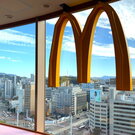 日本一高層階のマクドナルドは広島！リニューアル後も絶景マック変わらず、あの人にも会える