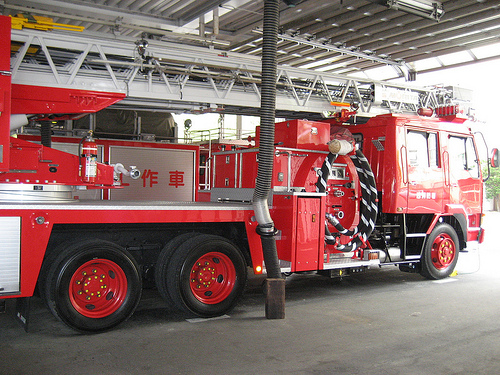スケルトン消防署 消防車9