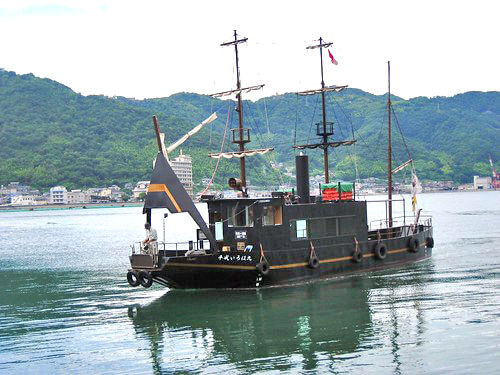 福山 鞆の浦 平成いろは丸、龍馬の乗った船で、仙酔島へ21