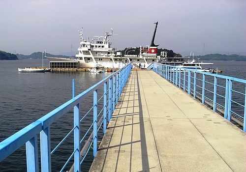 広島商船の練習用桟橋