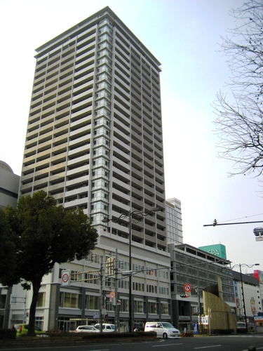 アイネスフクヤマ 福山駅前再開発の店舗・ホテル・住居など複合ビル