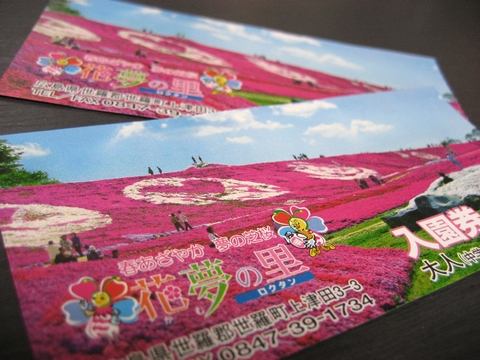 芝桜の名所、花夢の里 ロクタン 開園！広島県 世羅町にて 画像