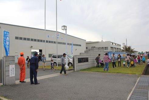広島空港祭り 海上保安基地の見学会
