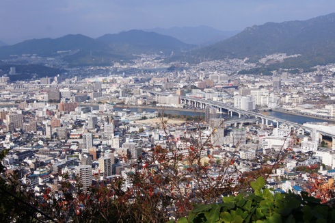 広島 黄金山からの景色 画像