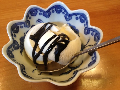 東広島 ふく政 デザートのアイス