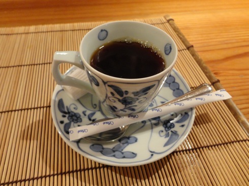 広島 児玉 ミシュランの店 デザートのコーヒー