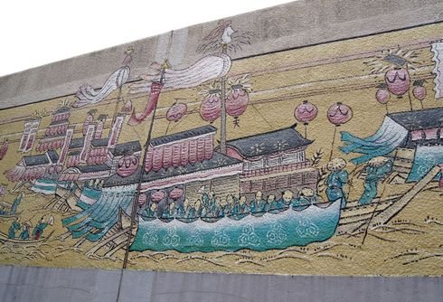広島拘置所の壁画アート3