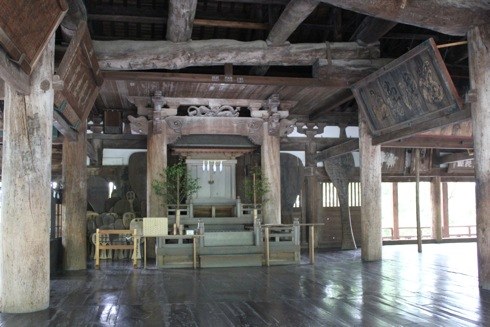 宮島 千畳閣(豊国神社) の中の神様