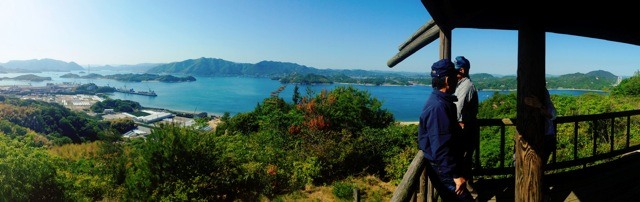 因島 白滝山の中腹展望台からの画像3