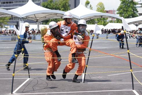全国消防救助技術大会 広島 引揚救助