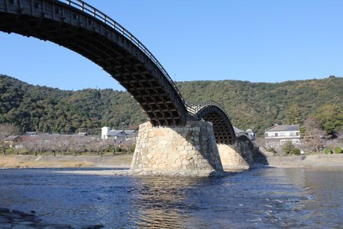 錦帯橋 橋の全景