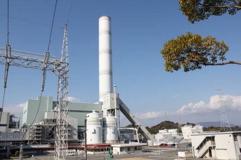 長島の 大崎発電所の画像
