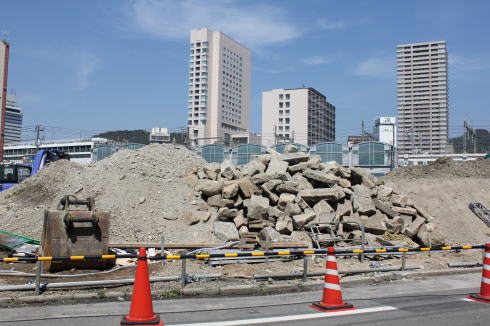 工事が続く 広島駅前開発 現在の様子
