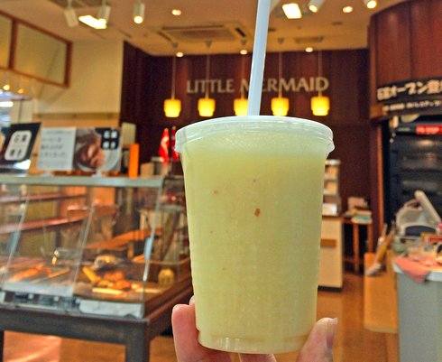 大竹市で生フルーツのミックスジュースが人気