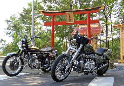 楽山（らくさん） 北広島町にバイクの聖地、オートバイ神社も