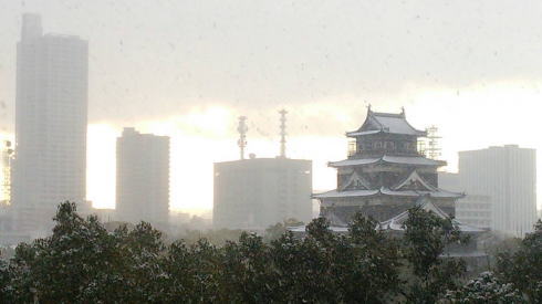 広島の冬景色 中区の風景