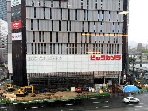 ビックカメラ広島駅前店 オープン、ホテル川島は10月末目指す
