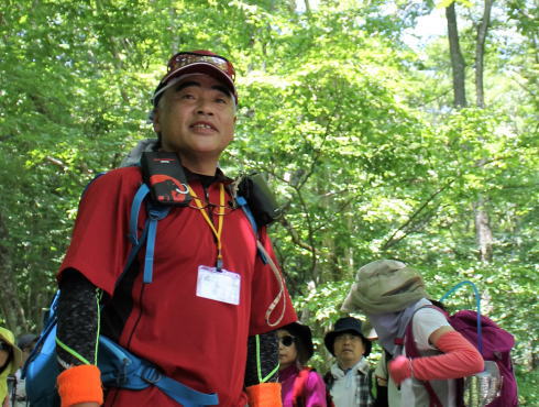 比婆山登山 ガイドの方