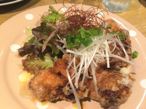 福山市 コージーカフェグレイス 鶏のから揚げ
