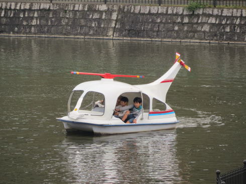福山市立動物園 池のボート