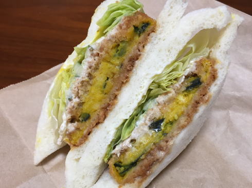 東広島市 フレスコ サンドカフェ サンドイッチ（かぼちゃ）