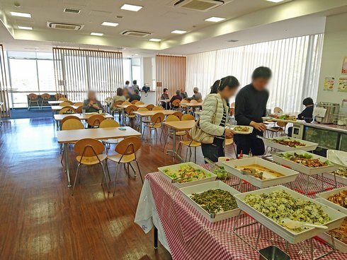 東広島市役所・展望ロビー食堂でランチ