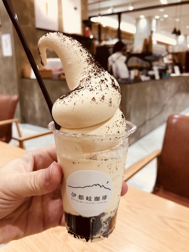 レクト 伊都岐珈琲（イツキコーヒー）のコーヒーソフトクリームが美味