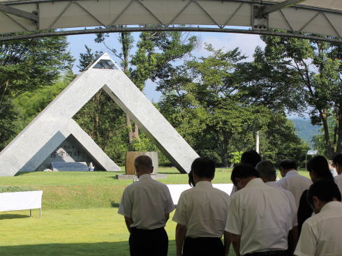 福岡県八女市星野村 平和祈念式典の様子3
