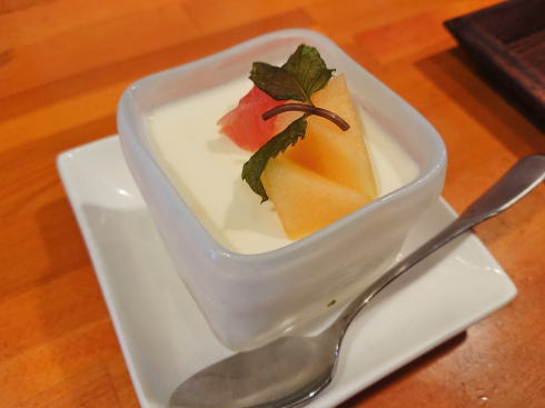 黄さんの家 マーボー豆腐おこげセットのデザート