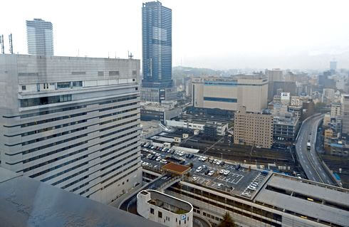 ダイワロイネットホテル広島駅前からの眺め