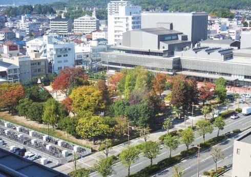 東広島市立美術館を西条中央公園横に新築、公園もリニューアル工事中