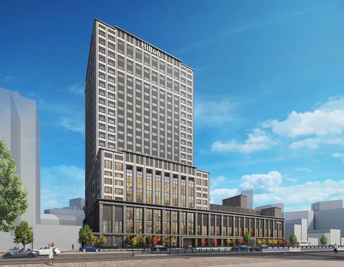 ヒルトン広島、地上22階建てホテルの2022年開業を目指す