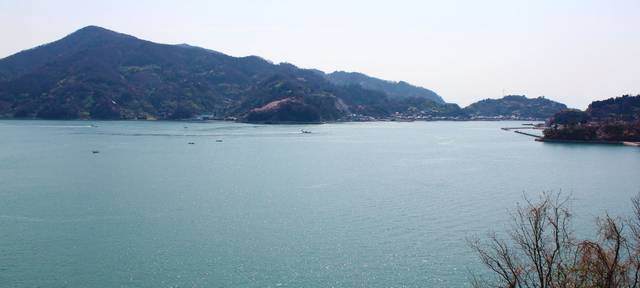 安芸灘大橋　橋からの眺め