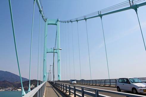 安芸灘大橋　橋に歩道