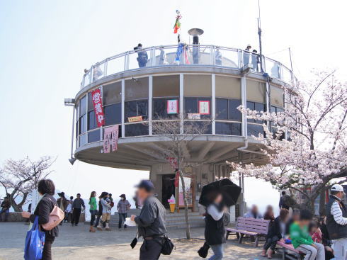 千光寺公園 展望台立ち入り禁止、リニューアル工事へ