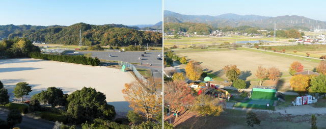 やまみ三原運動公園 多目的広場とスポーツ広場