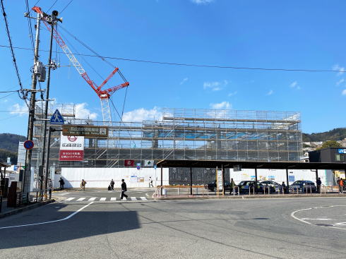 JR西広島駅 新駅舎建設中の様子