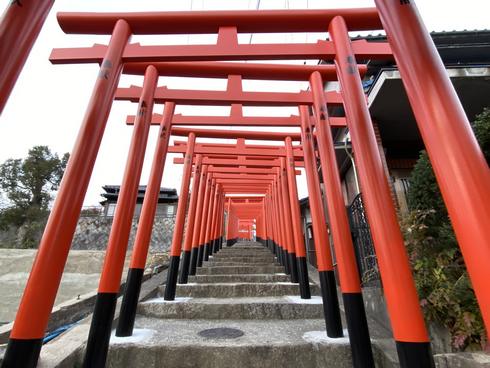 大島神社の連立鳥居（広島県三原市）