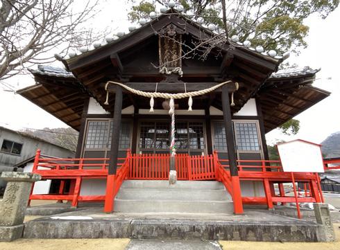 三原市・大島神社の連立鳥居