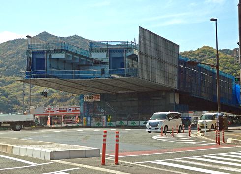 東広島呉道路・阿賀インターの立体化で、出口渋滞緩和へ